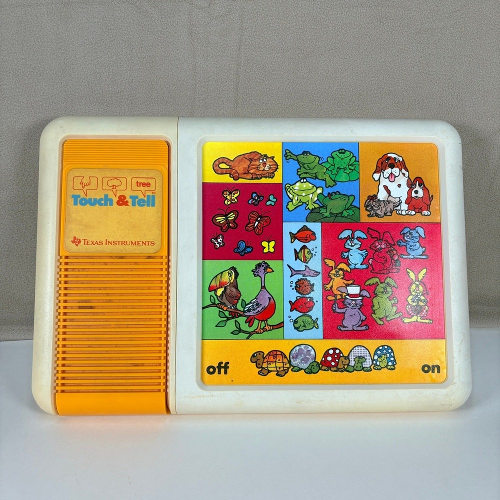 Vintage Texas Instruments Touch & Tell Electronic Preschool Learning Toy